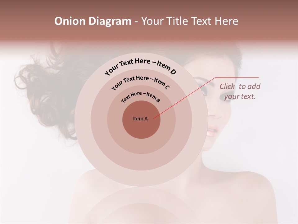 A Woman With Long Hair In A Ponytail PowerPoint Template