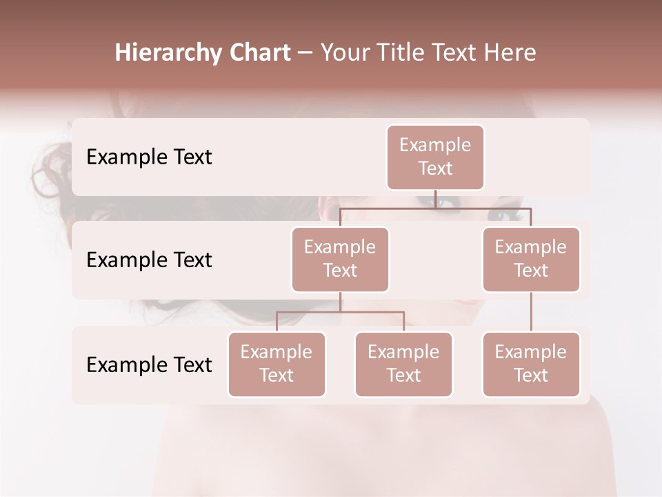 A Woman With Long Hair In A Ponytail PowerPoint Template