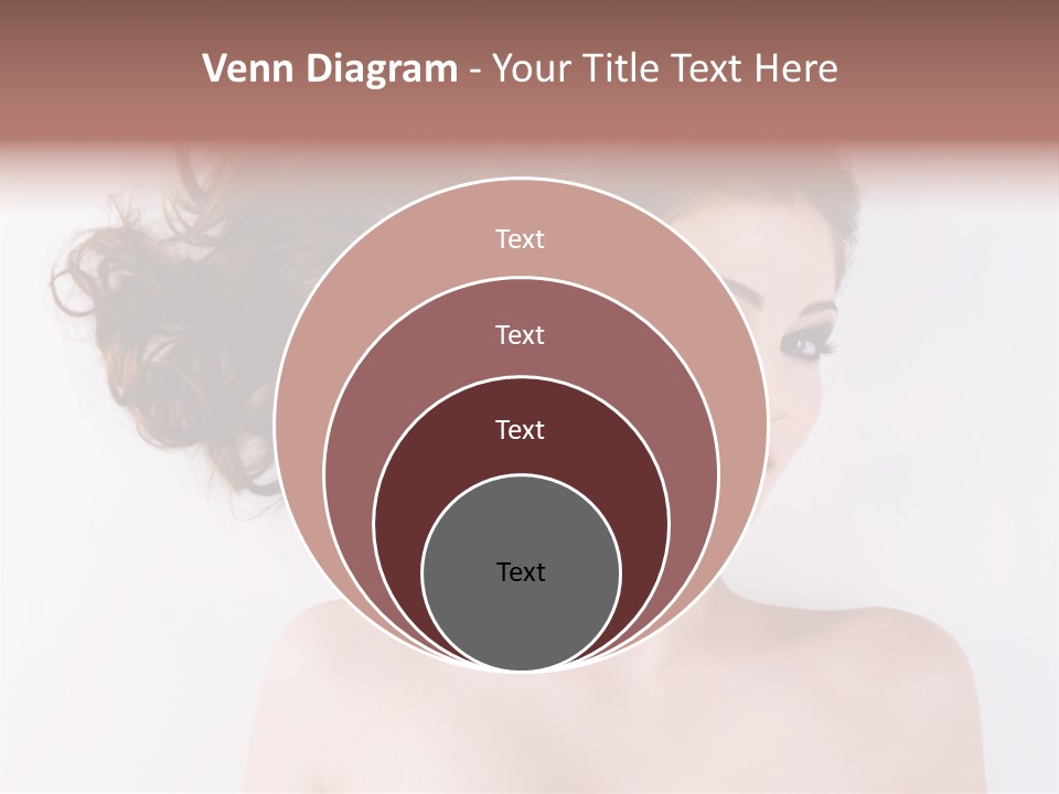 A Woman With Long Hair In A Ponytail PowerPoint Template