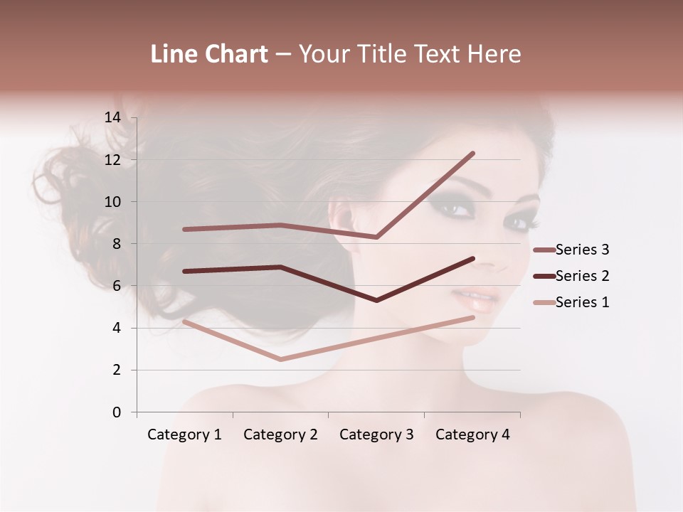 A Woman With Long Hair In A Ponytail PowerPoint Template