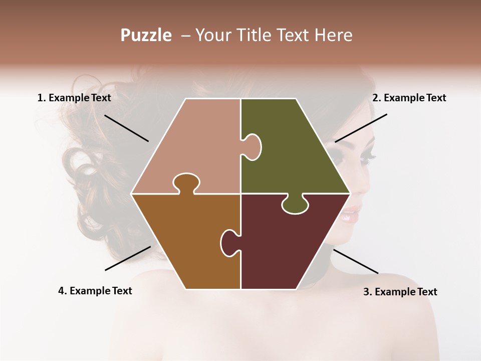 Eye Beauty Curly PowerPoint Template