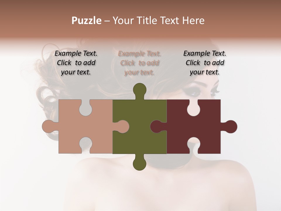 Eye Beauty Curly PowerPoint Template