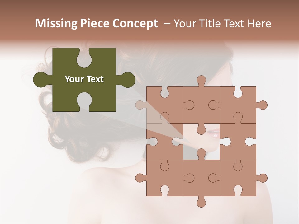 Eye Beauty Curly PowerPoint Template