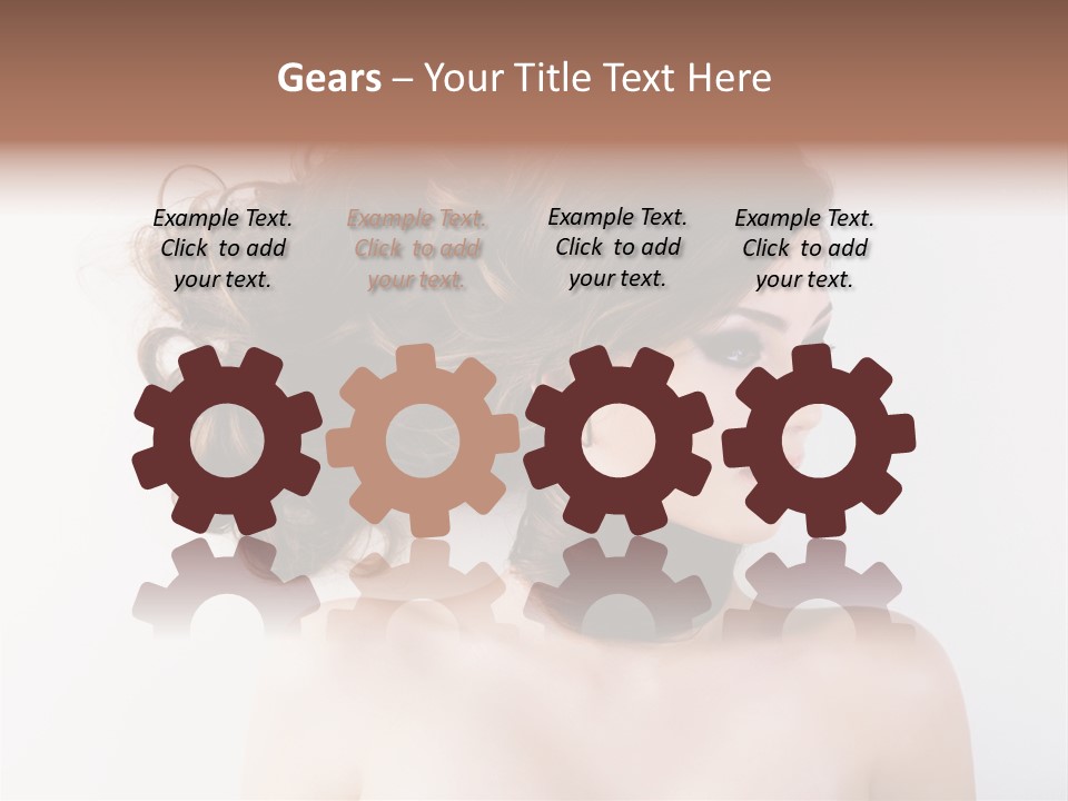 Eye Beauty Curly PowerPoint Template