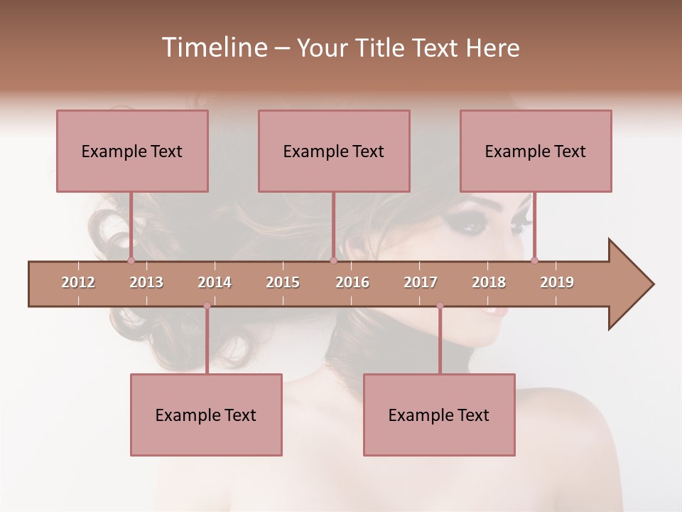 Eye Beauty Curly PowerPoint Template