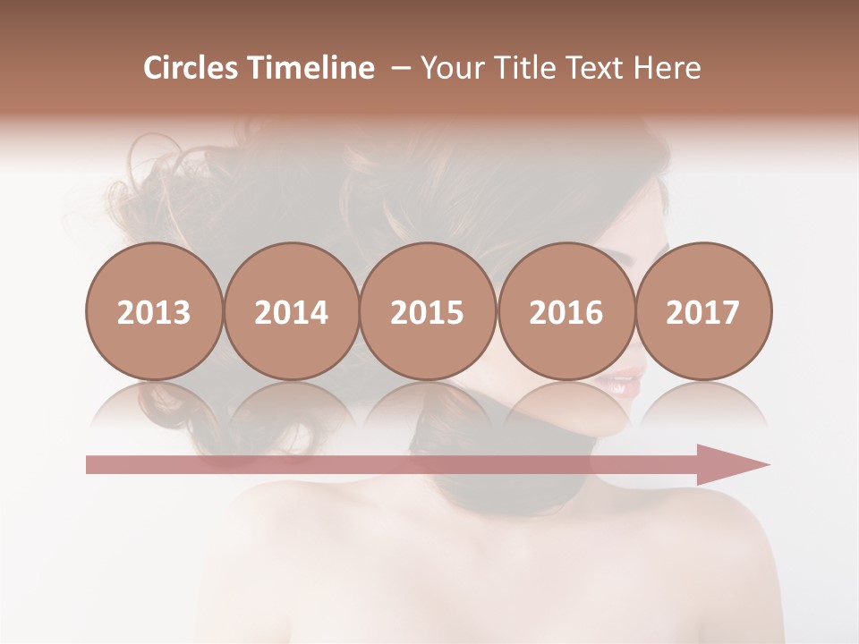 Eye Beauty Curly PowerPoint Template
