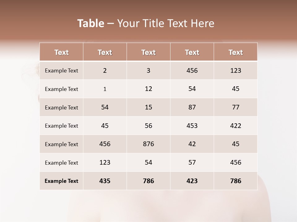 Eye Beauty Curly PowerPoint Template