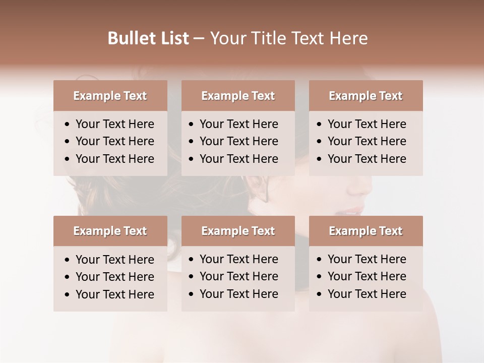 Eye Beauty Curly PowerPoint Template