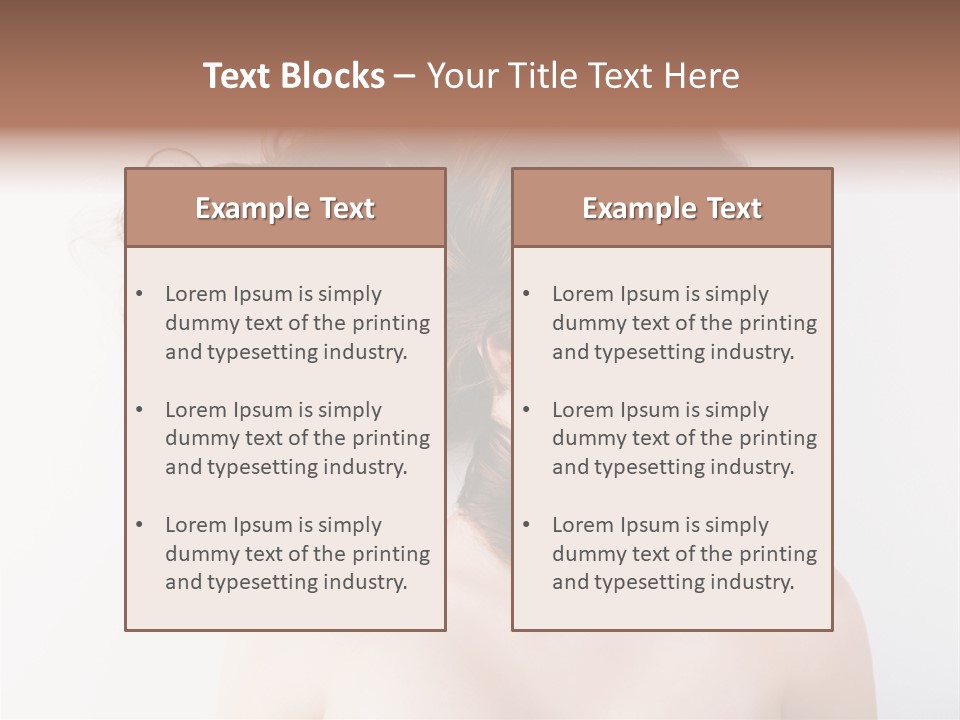 Eye Beauty Curly PowerPoint Template