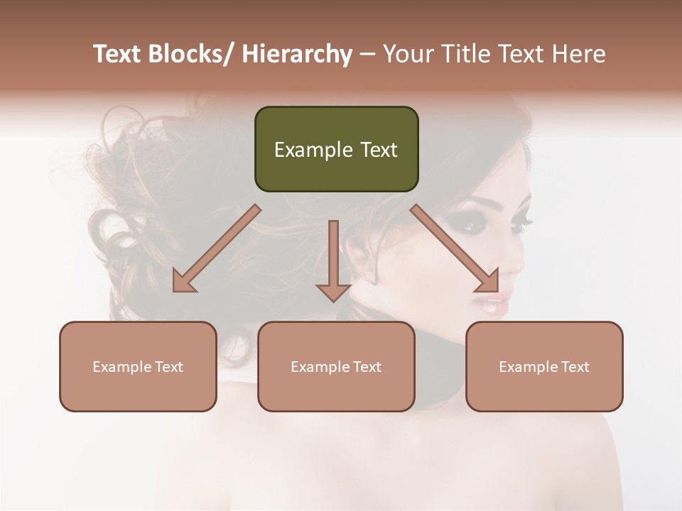 Eye Beauty Curly PowerPoint Template