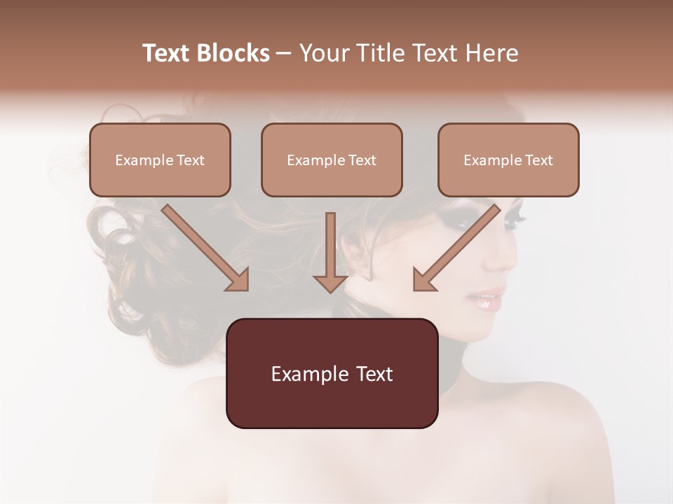 Eye Beauty Curly PowerPoint Template