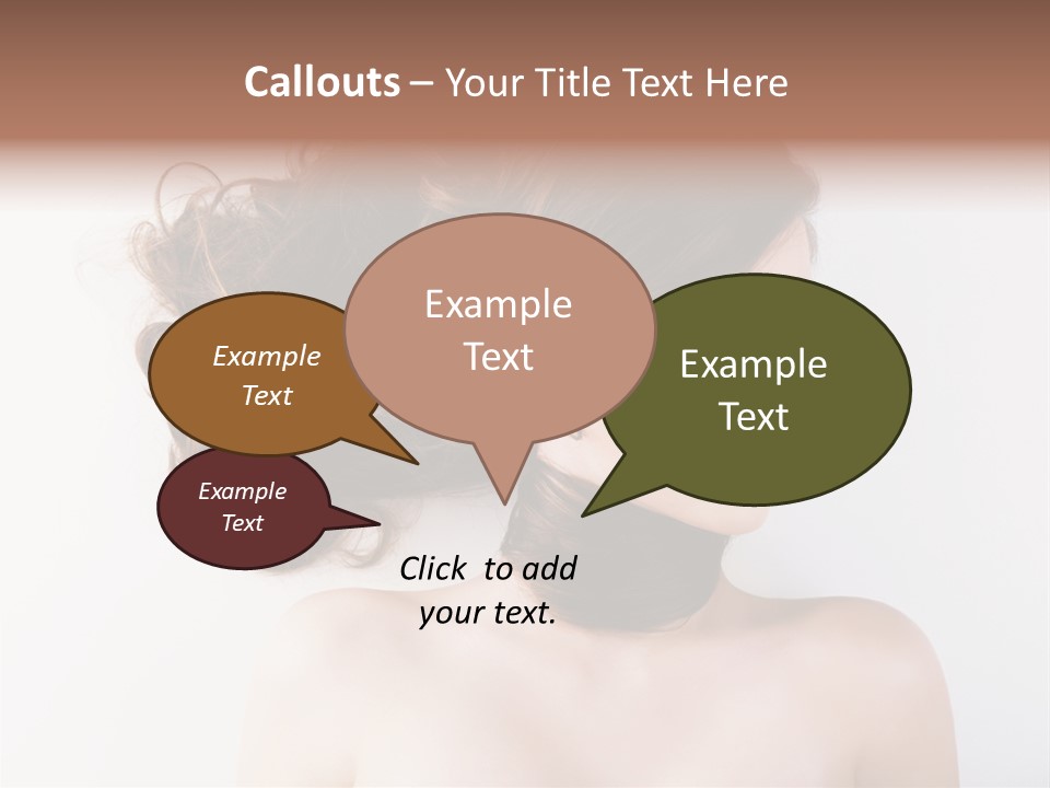 Eye Beauty Curly PowerPoint Template