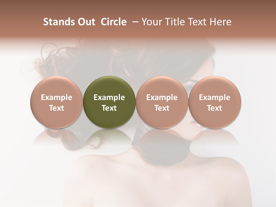 Eye Beauty Curly PowerPoint Template