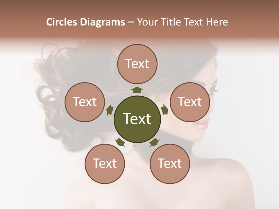 Eye Beauty Curly PowerPoint Template