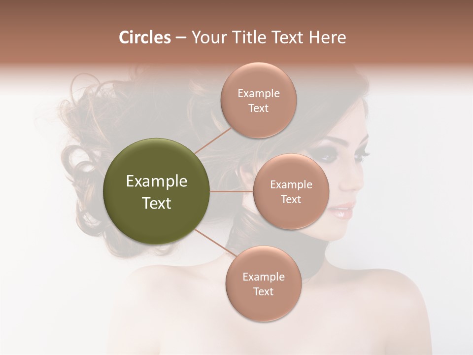 Eye Beauty Curly PowerPoint Template