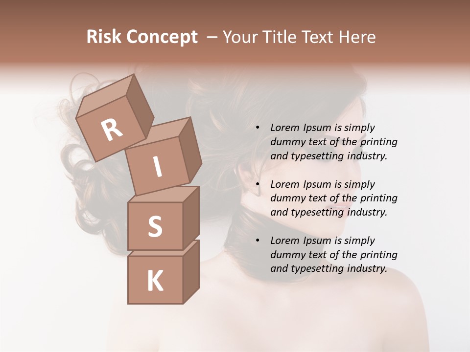 Eye Beauty Curly PowerPoint Template