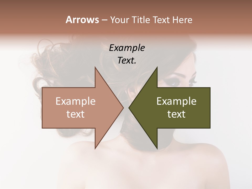 Eye Beauty Curly PowerPoint Template