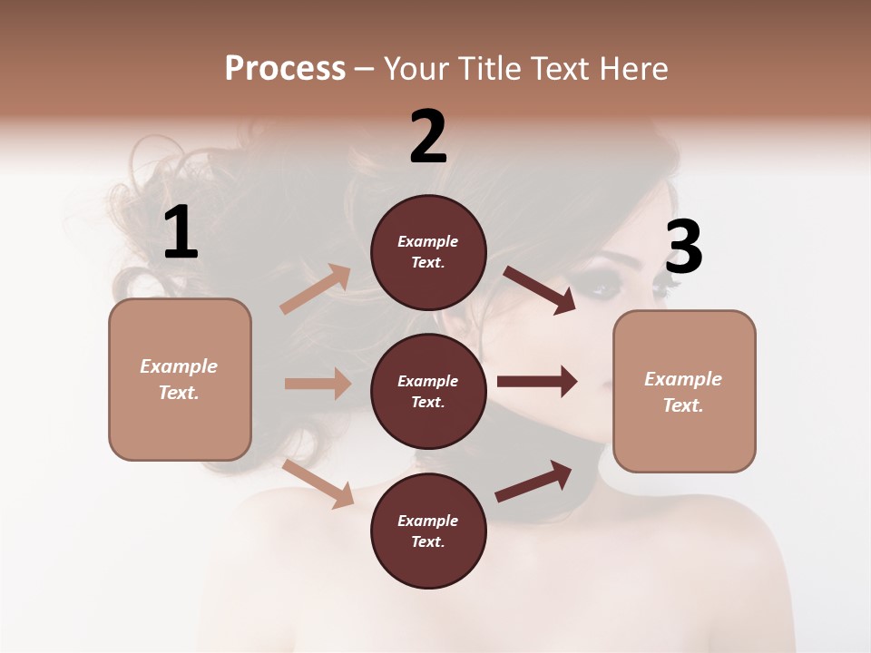 Eye Beauty Curly PowerPoint Template