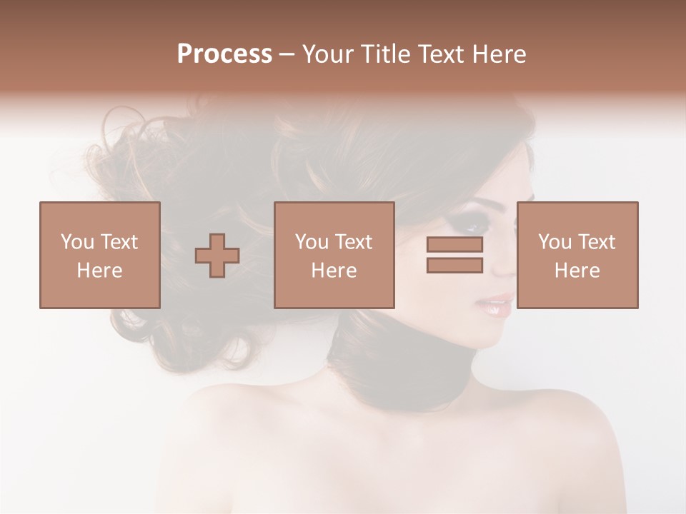 Eye Beauty Curly PowerPoint Template