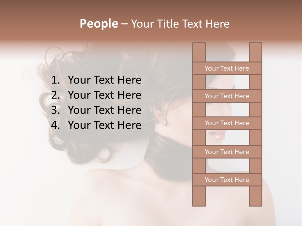 Eye Beauty Curly PowerPoint Template