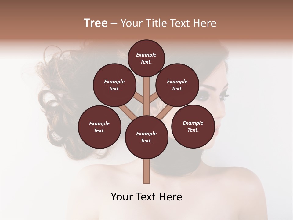 Eye Beauty Curly PowerPoint Template