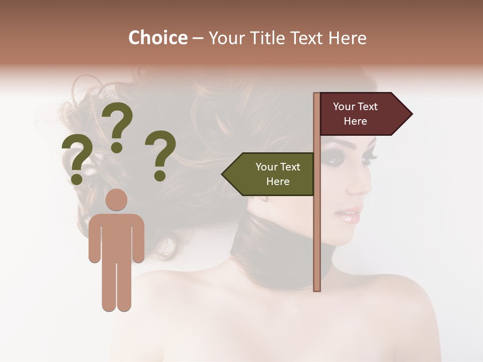 Eye Beauty Curly PowerPoint Template