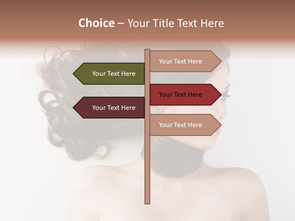 Eye Beauty Curly PowerPoint Template