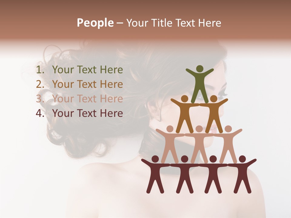 Eye Beauty Curly PowerPoint Template