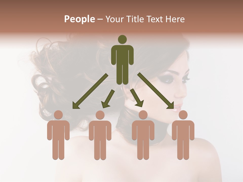 Eye Beauty Curly PowerPoint Template