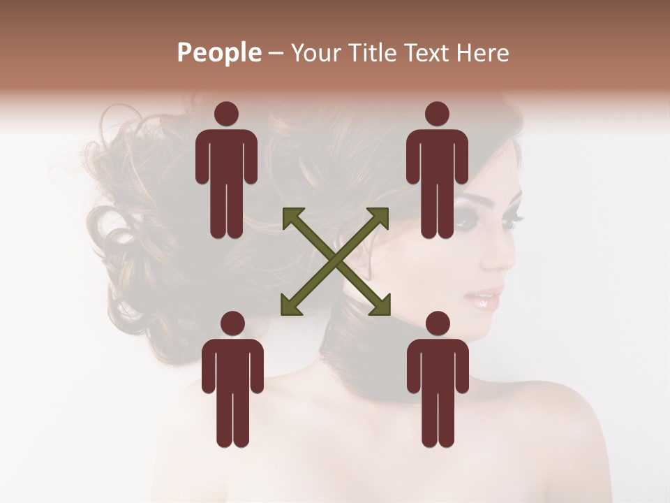 Eye Beauty Curly PowerPoint Template