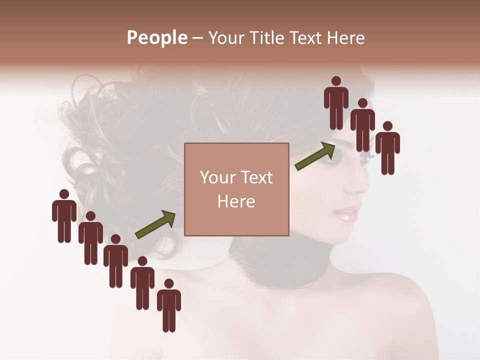 Eye Beauty Curly PowerPoint Template