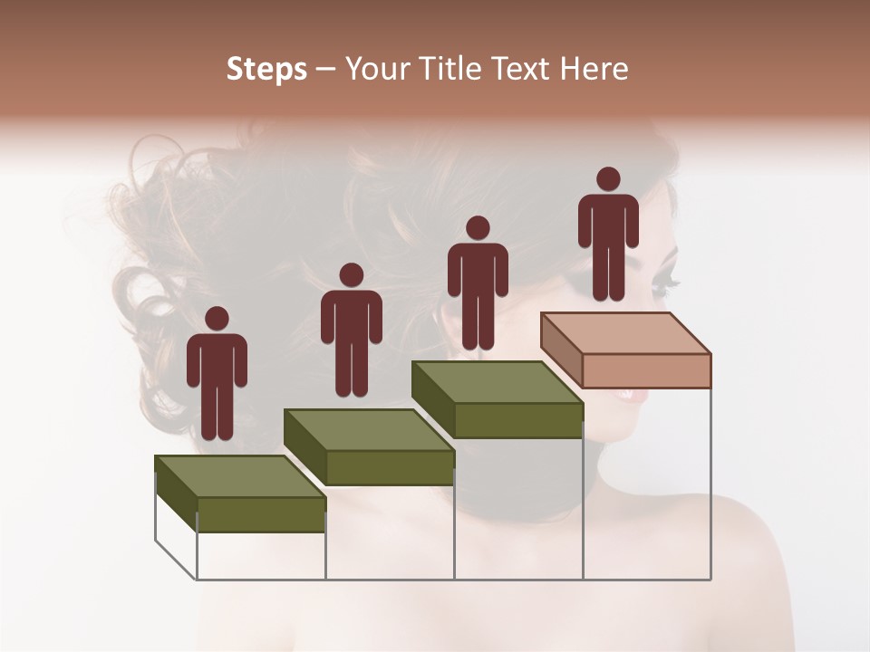 Eye Beauty Curly PowerPoint Template