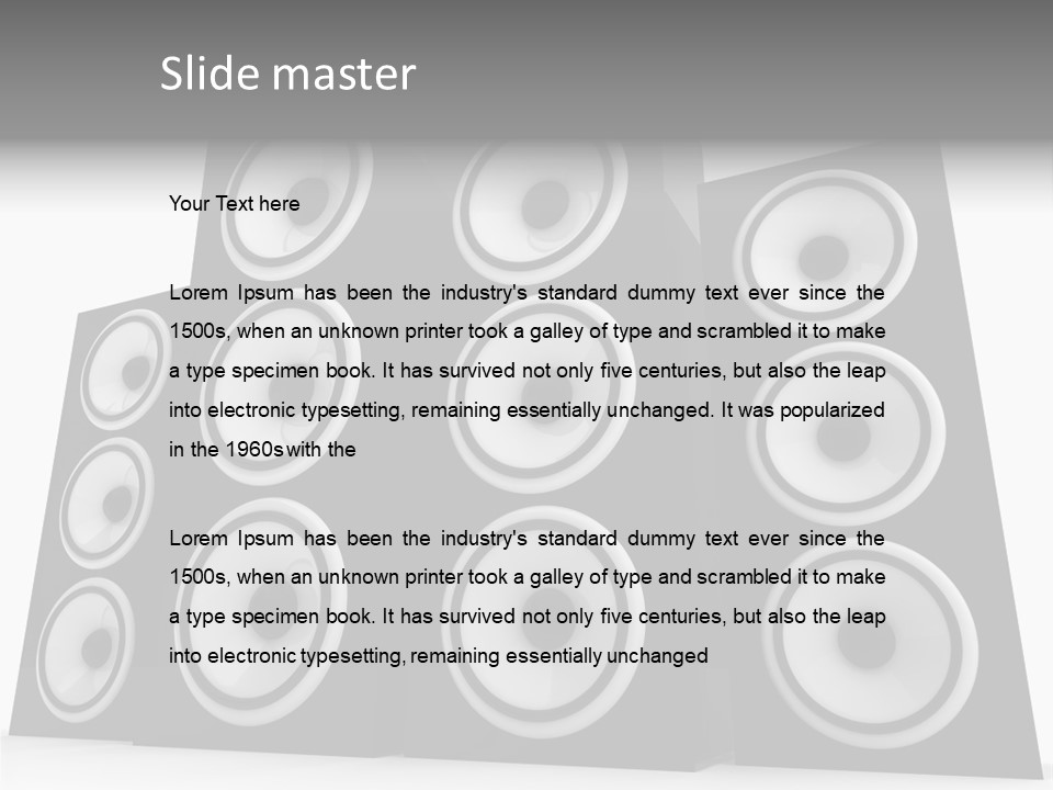 Graphic Three Techno PowerPoint Template