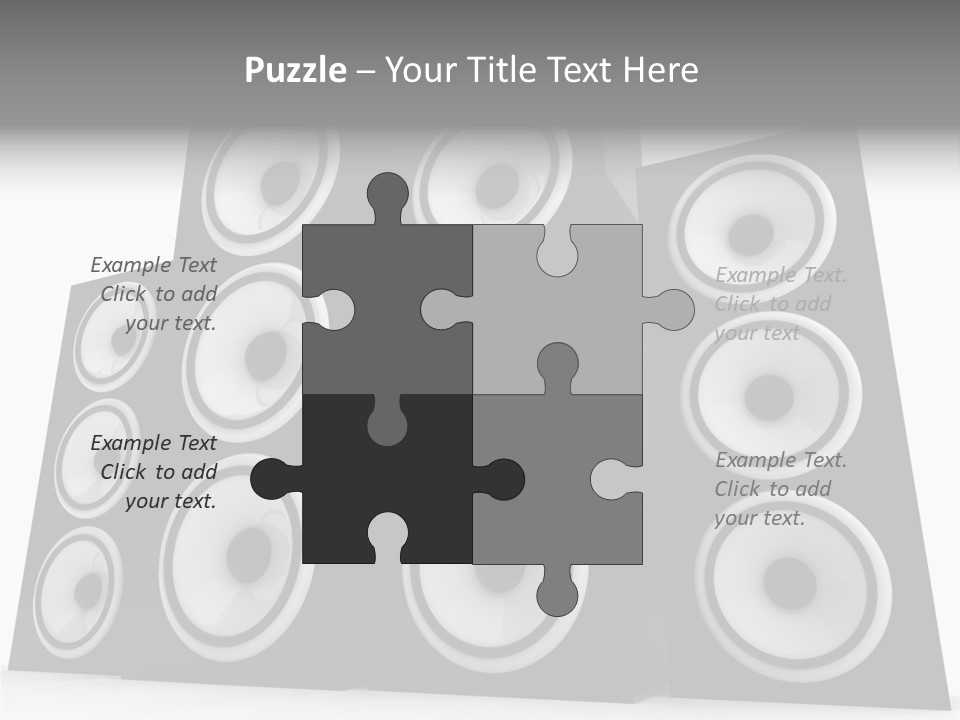 Graphic Three Techno PowerPoint Template