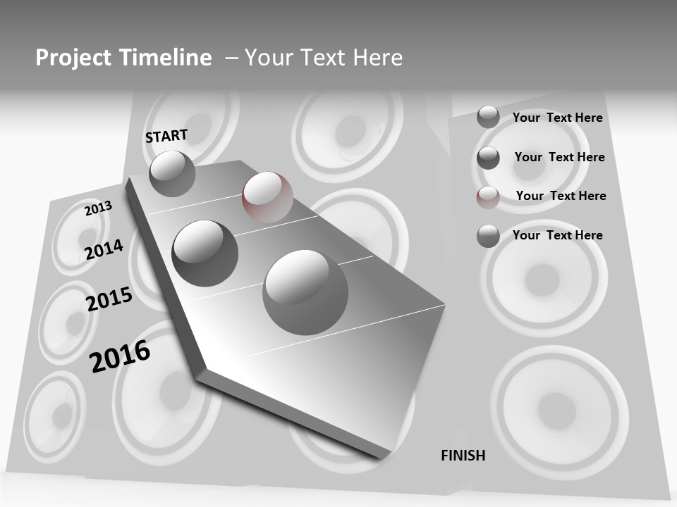 Graphic Three Techno PowerPoint Template