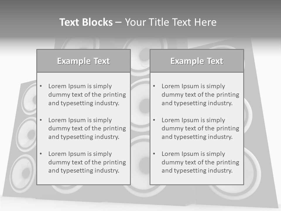 Graphic Three Techno PowerPoint Template