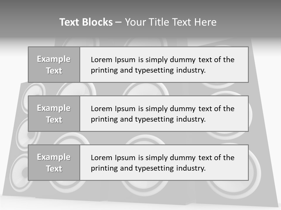 Graphic Three Techno PowerPoint Template