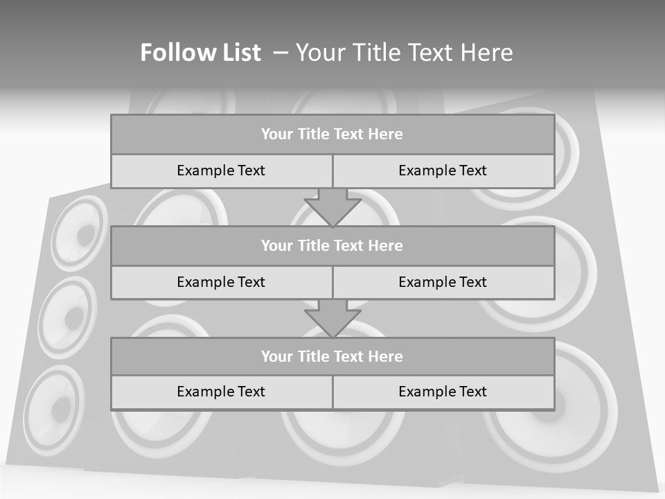 Graphic Three Techno PowerPoint Template