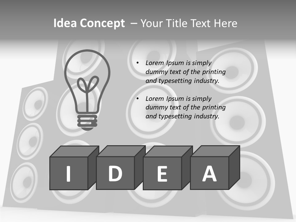 Graphic Three Techno PowerPoint Template