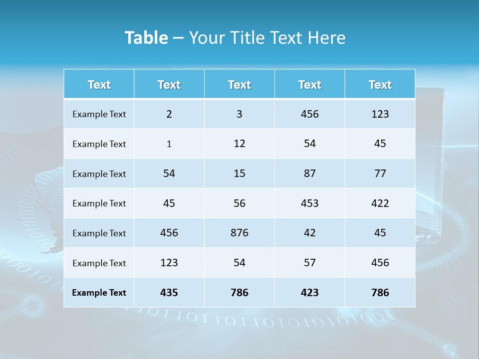 Global Data Imaginary PowerPoint Template