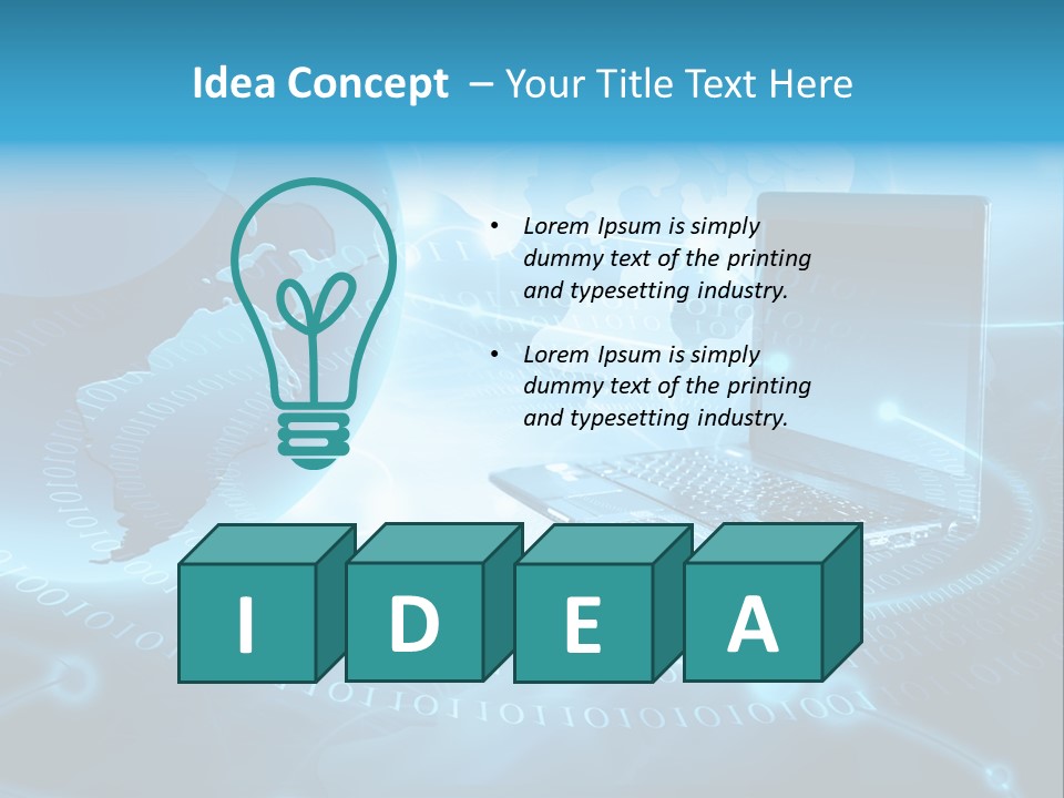 Global Data Imaginary PowerPoint Template