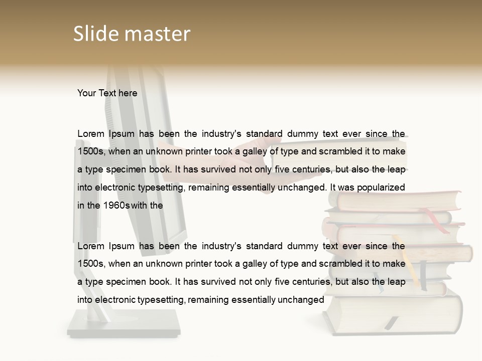 Computer Web Laptop PowerPoint Template