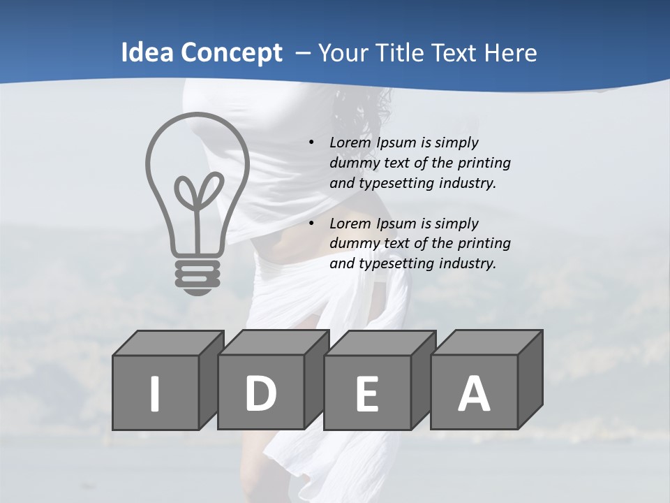 Project Isolated Close PowerPoint Template