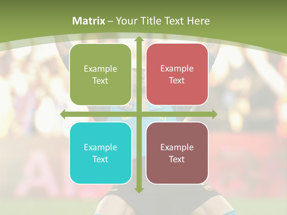 Goalkeeper Spanish Sport PowerPoint Template