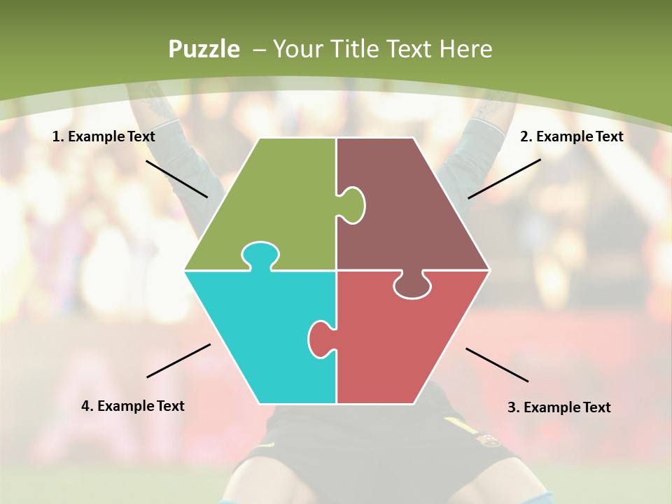 Goalkeeper Spanish Sport PowerPoint Template