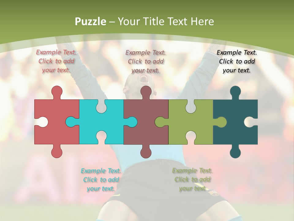 Goalkeeper Spanish Sport PowerPoint Template