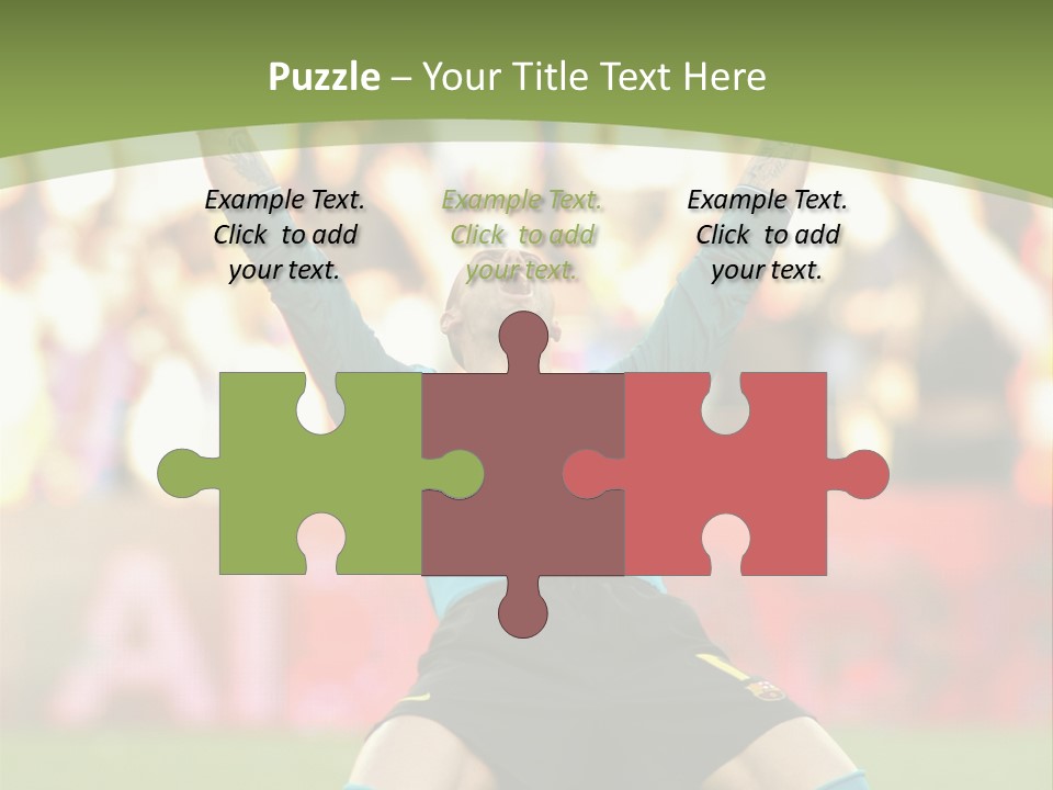 Goalkeeper Spanish Sport PowerPoint Template