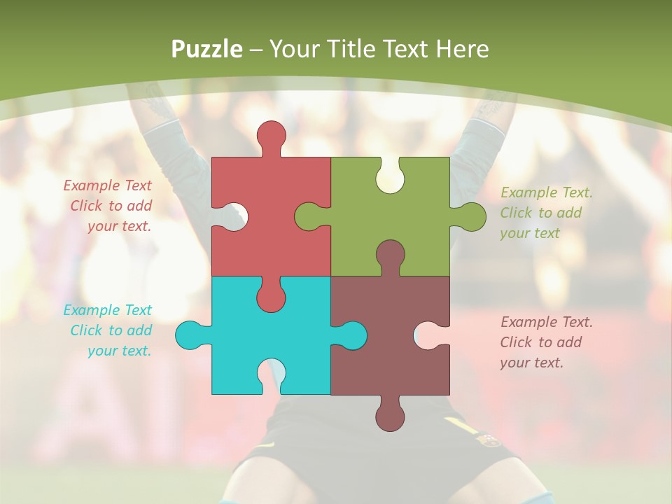 Goalkeeper Spanish Sport PowerPoint Template