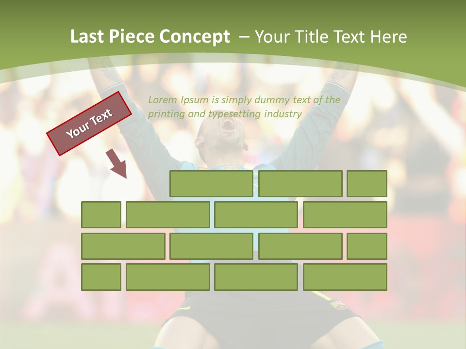 Goalkeeper Spanish Sport PowerPoint Template