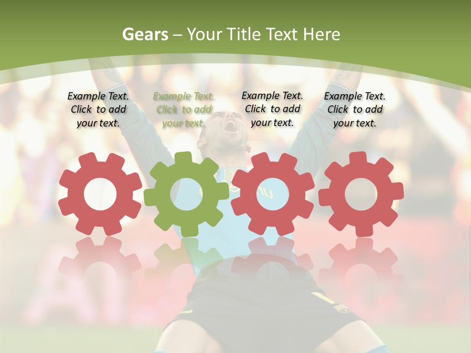 Goalkeeper Spanish Sport PowerPoint Template